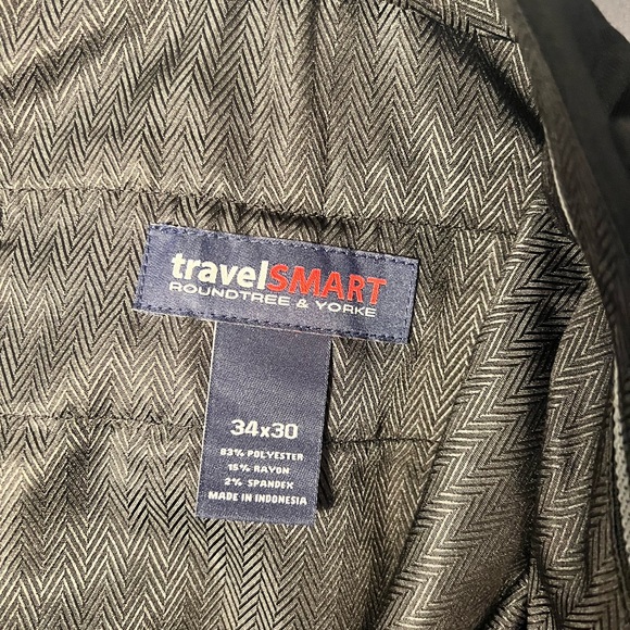 Men’s Roundtree & Yorke Travel Smart Pants Size 34 - Picture 9 of 11